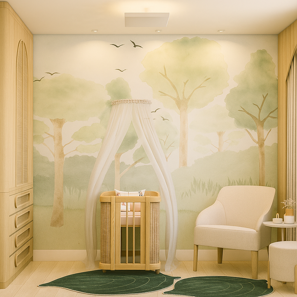 Quarto infantil sereno — conceito e identidade